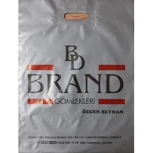 Brand Gömlekleri Baskılı Takviyeli Poşet